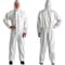 3M Disposable Coverall, Elastic Wrists & Ankles, Hood, White, 2XL, 4510-XXL, 20/Case 7000089665 - alternate 1
